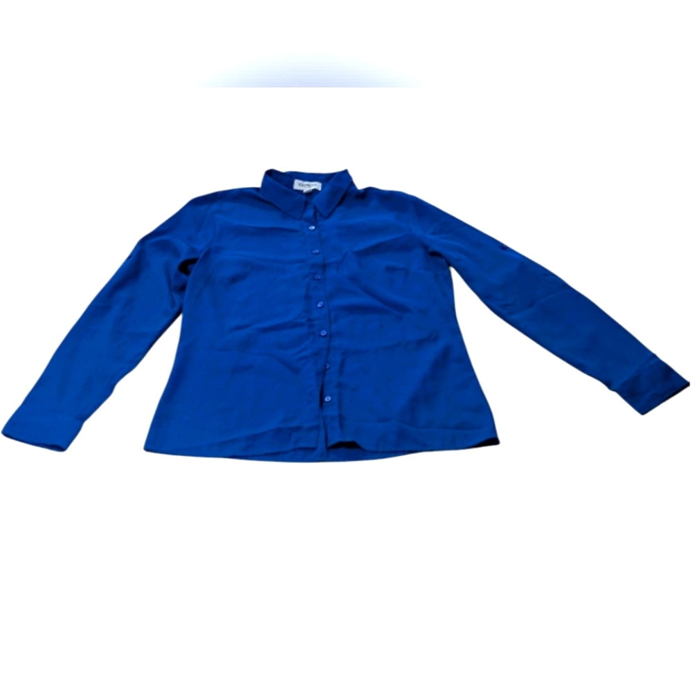 Express Blue Button-Up Shirt